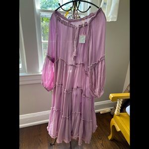 Free People Boho MIDI Dress S